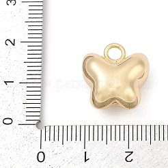 真鍮チャーム  14KGP本金メッキ  蝶  16x15.5x9.5mm  穴：3mm&nbsp;LS-KK-Q049-01G-G