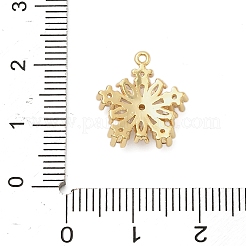 Brass Micro Pave Cubic Zirconia Pendatns&nbsp;KK-I380-03G