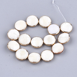 Freshwater Shell Multi-strand Links Strands&nbsp;SSHEL-T007-20B