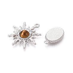 18Pcs 9 Styles Alloy Resin Pendants&nbsp;PALLOY-N185-01P