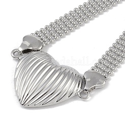 Brass Hollow Ball Chain Bracelets&nbsp;BJEW-H609-02P