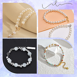 2000Pcs 2 Colors Brass Crimp Beads&nbsp;KK-SP0001-83