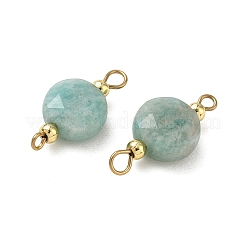 Natural Amazonite Connector Charms&nbsp;PALLOY-JF06035