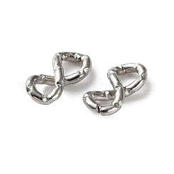 304 Stainless Steel Textured Infinity Linking Rings&nbsp;STAS-R164-03P-01