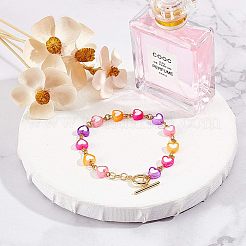 304ステンレススチールトグル留め具  ゴールデン·ステンレス鋼色  6.8x5.2x1.1cm  24セット /箱&nbsp;STAS-UN0004-08