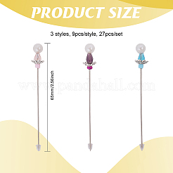 27Pcs 3 Styles Iron Head Pins&nbsp;DIY-GO00010