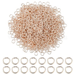 鉄オープン丸カン  ラウンド  ローズゴールド  21ゲージ  5x0.7mm  内径：3.6mm  約1000個/50g&nbsp;IFIN-YW0001-41RG