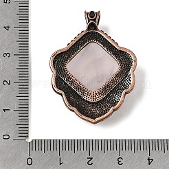 Natural Rose Quartz Pendants&nbsp;G-A297-03R-19