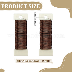 2 Rolls Baking Paint Iron Wire&nbsp;FIND-ME0002-71