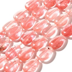 Cherry Quartz Glass Beads Strands&nbsp;G-I377-A02