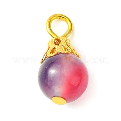 Natural White Jade Dyed Bead Pendants&nbsp;PALLOY-JF02306