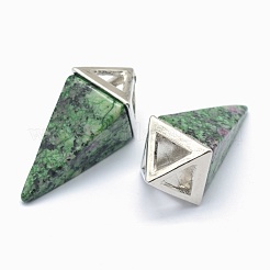 Natural Ruby in Zoisite Pendants&nbsp;KK-E757-D-15P