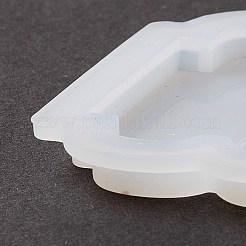 クリスマステーマ DIY サンタクロース ディスプレイ シルエット シリコン像型  レジン型  肖像彫刻用 UV樹脂＆エポキシ樹脂工芸品作り  ホワイト  161x120x6mm  内径：150x106mm&nbsp;DIY-F114-03