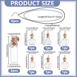 Transparent Glass Empty Bottles&nbsp;AJEW-NB00007