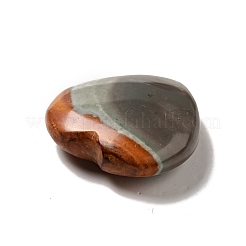 Natural Desert Jasper/Polychrome Jasper Heart Love Stone&nbsp;G-C010-04