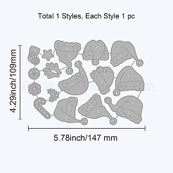 Carbon Steel Cutting Dies Stencils&nbsp;DIY-WH0309-396