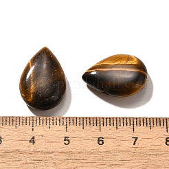 天然石タイガーアイビーズ  ティードロップ  トップ掘削  19.5x14x6.5mm  穴：1.6mm&nbsp;G-I359-08