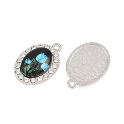 Zinc Alloy Resin Pendants&nbsp;RE-CBA4818-01P
