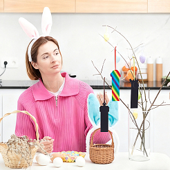 ブックマーク作成キット  穴のある白紙のカード付き  リボンと竹棒  DIY スクラッチアート紙マジックブックマークギフトタグ用  ブラック  151x40~51x0.2mm  穴：3mm  96pc&nbsp;DIY-WH0308-888