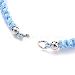 Adjustable Braided Polyester Thread Bracelet Making&nbsp;AJEW-JB00844-01