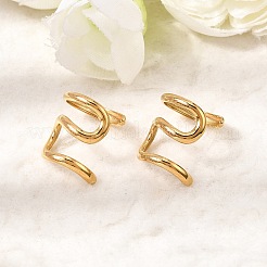 304 Stainless Steel Cuff Earrings&nbsp;EJEW-L313-01G