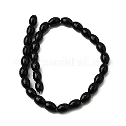 Natural Black Onyx Beads Strands&nbsp;G-F801-F02-03