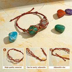 4Pcs Nylon Braided Bracelet&nbsp;BJEW-SZ0002-48B