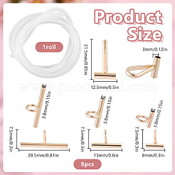 4 Styles Brass Pin to Pendant Converter&nbsp;FIND-DR0002-36B
