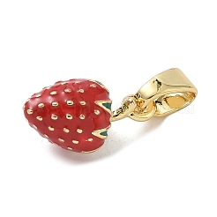 Brass Enamel Charms&nbsp;KK-K368-44G