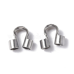 変色しない304サージカルステンレススチールワイヤーガーディアンおよびプロテクター  ステンレス鋼色  穴：1.6mm  5~5.5x6~6.4x2.3mm&nbsp;STAS-H176-01D-P