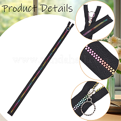 4Pcs #5 Nylon Coil Zippers Rainbow Zipper Tape&nbsp;SENE-CY0001-13A-01