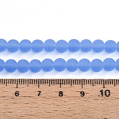 Transparent Glass Beads Strands&nbsp;X-GLAA-T032-T6mm-MD04