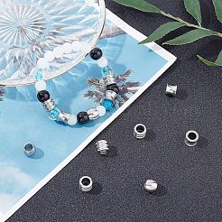 70Pcs 7 Style 201 Stainless Steel European Beads&nbsp;OPDL-UN0001-05