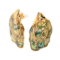 Nuggets 304 Stainless Steel Stud Earrings for Women&nbsp;EJEW-A158-01G