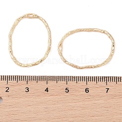 真鍮チャーム  オーバル  14KGP本金メッキ  29~30x22x2mm  穴：3x1mm&nbsp;LS-KK-N256-01D-G