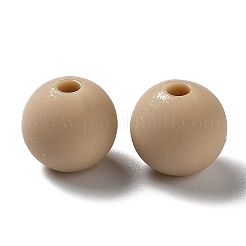 Frosted Opaque Acrylic Beads&nbsp;OACR-P019-01B-01