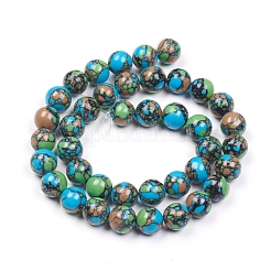 Synthetic Turquoise Beads Strands&nbsp;TURQ-G832-03-8mm