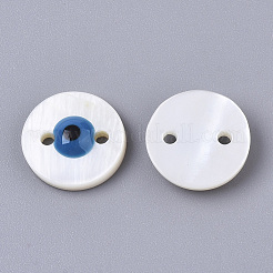 Freshwater Shell Links Connectors&nbsp;SHEL-N026-39B