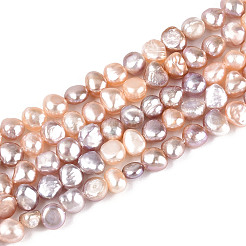 Natural Cultured Freshwater Pearl Beads Strands&nbsp;PEAR-N027-01A