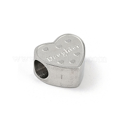 Tarnish Resistant 304 Stainless Steel European Beads&nbsp;STAS-K286-04I-P