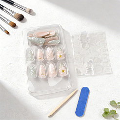 ABS Plastic Full Cover Press On False Nails&nbsp;MRMJ-CP0001-71