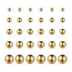 400Pcs 5 Style 304 Stainless Steel Beads&nbsp;STAS-MP0001-10