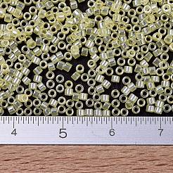 MIYUKIデリカビーズ  シリンダー  日本製シードビーズ  11/0  （db1471)透明な淡黄色の光沢  1.3x1.6mm  穴：0.8mm  約2000PCS /ボトル  10 G /ボトル&nbsp;SEED-JP0008-DB1471