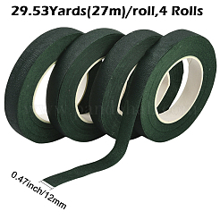 4 Rolls DIY Rubber-coated Iron Floriculture Tape&nbsp;DIY-SP0006-11B