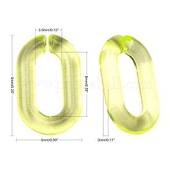 Transparent Acrylic Linking Rings&nbsp;X-TACR-R147-02-M