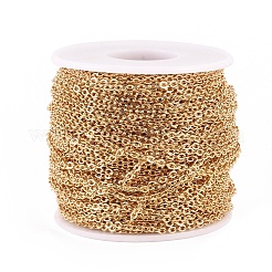 304 Stainless Steel Cable Chains&nbsp;CHS-R002-0.6mm-G