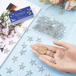 100Pcs Tibetan Style Alloy Pendants&nbsp;FIND-SC0006-78