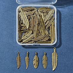 60Pcs Tibetan Style Alloy Pendants&nbsp;TIBEP-FS0001-19