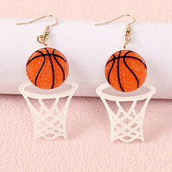 Printed Acrylic Dangle Earrings&nbsp;FS-WG14A31-01