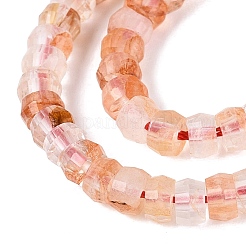 Natural Hematoid Quartz/Ferruginous Quartz Beads Strands&nbsp;G-Q606-46A-09